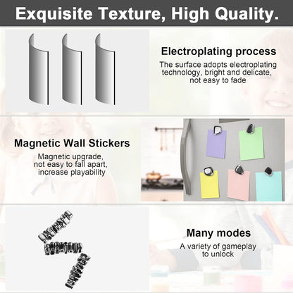 24pcs Black Large Fridge Magnets Stones Science Kit, Irregular Polished Magnetic Whiteboard Locker, Home Kitchen Refrigerator Magnets, Neat Perfect Decorations Gifts Teacher Researcher
