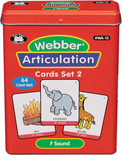 Super Duper Publications | Articulation F Sound Fun Deck | Vocabulary and Language Development Flash Cards | Educational Learning Materials for Children