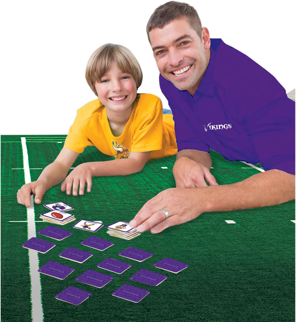 MasterPieces Sports Games - NFL Matching Game - Game for Kids and Family - Laugh and Learn