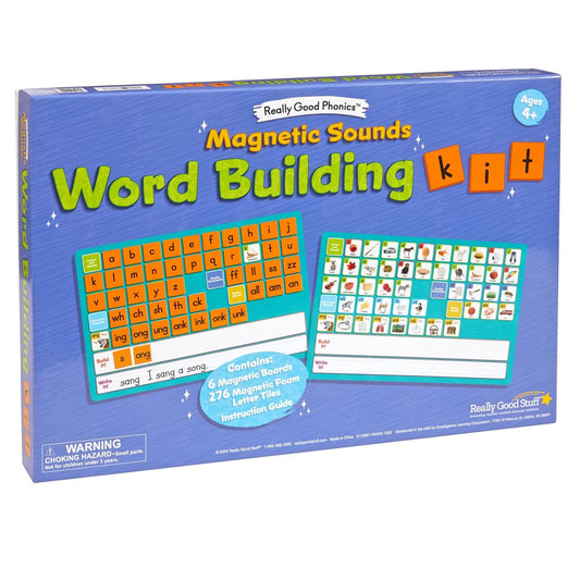 Really Good Stuff Really Good Phonics Magnetic Sounds Word Building Kit - Set of 6