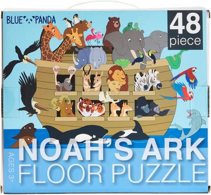 BLUE PANDA Preschool Learning Giant Floor Activity Set - 48-Piece, 2 ft x 3 ft, Multicolor - Bugs & Insects Theme & Skill Building for Toddler Learning