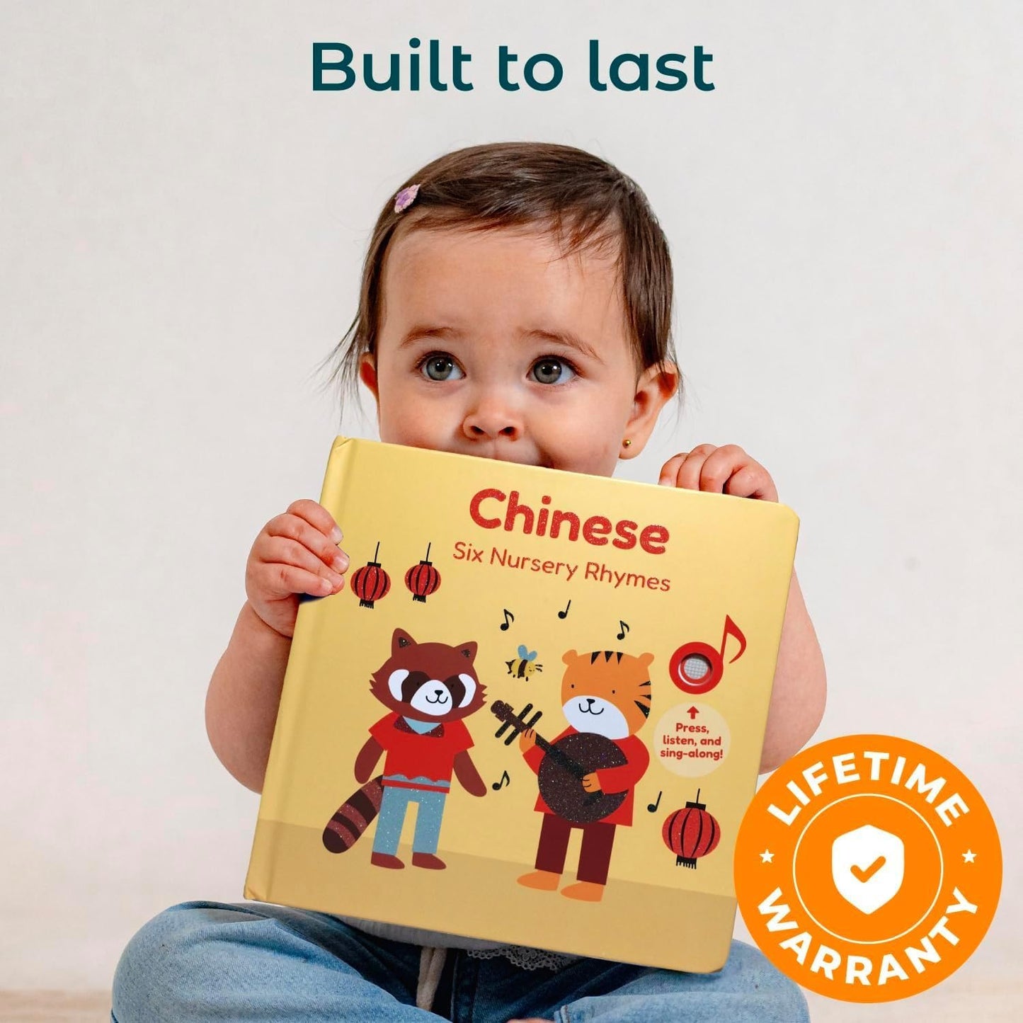 Cali's Books French Nursery Rhymes | New Rechargeable Sound Books | Sound Book for Toddlers 1-3 | Bilingual Books for 1 Year Old | | French Baby Book