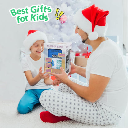 Kids Piggy Bank for Girls - Toys for 5 6 7 8 9 10 Year Old Girl Birthday Gifts - Electronic Piggy Bank ATM Machine Money Safe for Kids Toys Age 6-8-10