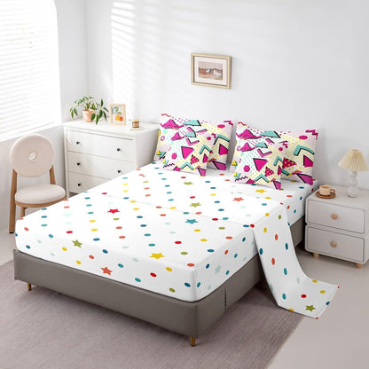 Erosebridal Chemical Equation Bed in a Bag Queen Comforter Set 7 Piece,Chemistry Bedding Sets Science Students Learning Gift Sheet Set with Comforter,Molecular Formula Education Bed Set - Colors A