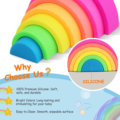 Soft Building Blocks for Toddlers, Large Building Blocks Stacking Blocks for Babies 6 Months and Up Stem Toddler Gifts, Teething Toys, 40 PCS