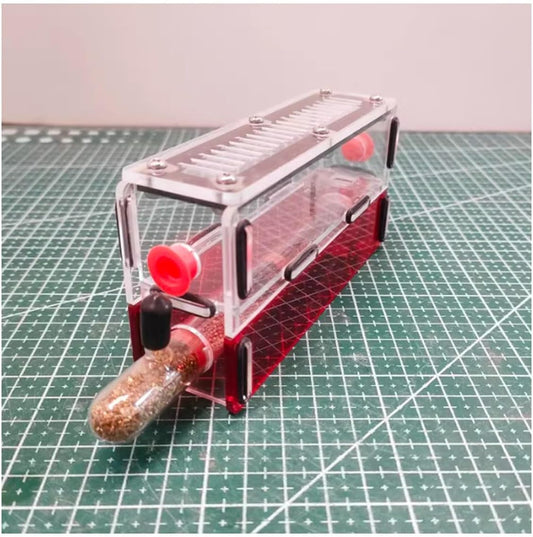 Ant Farm 1 Test Tube Ant Farm Acrylic Ant Nest Box Ant Castle Ants Queen Breeding House Villa Educational Formicarium Anthill Feeding Workshop Accessories For Kids Study Of Ant Behavior Gift ( Color :