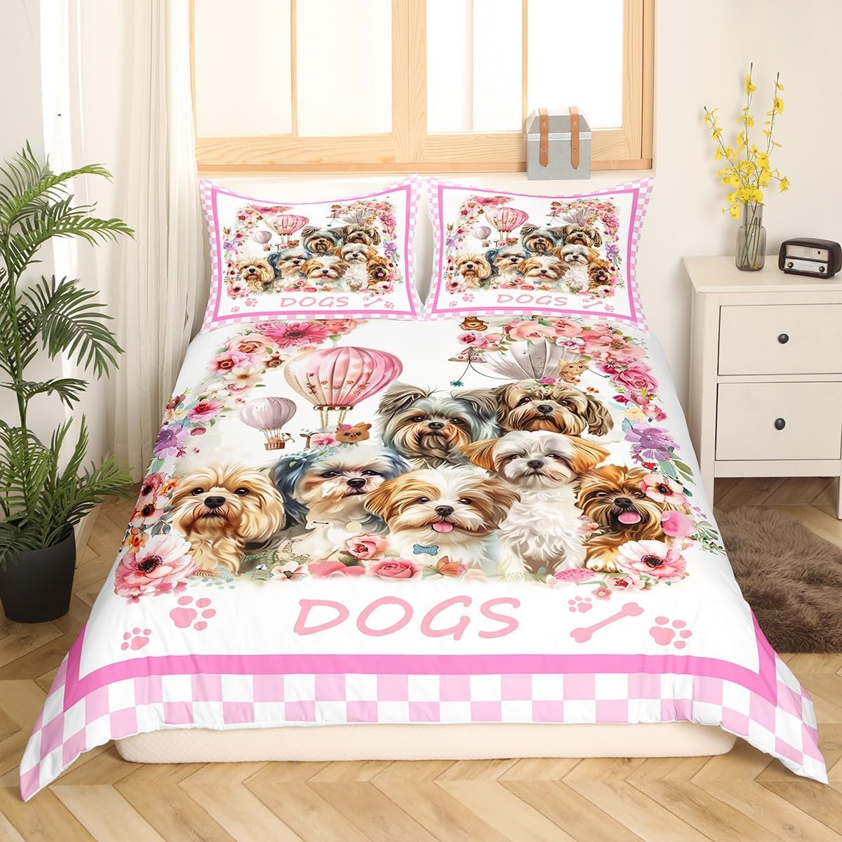 Drum Kit Duvet Cover,Kids Musical Instruments Bedding Set,Rock Music Comforter Cover for Boys Girls Room Decor,Neon Lighting Lightweight Bedspread Cover Twin Size with 1 Pillow Case(No Comforter)