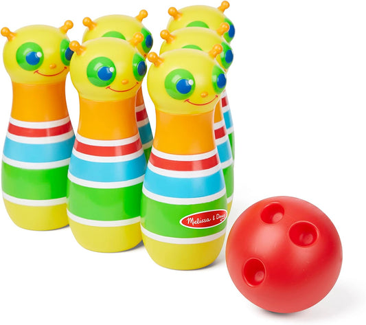 Melissa & Doug Sunny Patch Giddy Buggy Bowling Action Game - 6 Bug Pins, 1 Plastic Ball