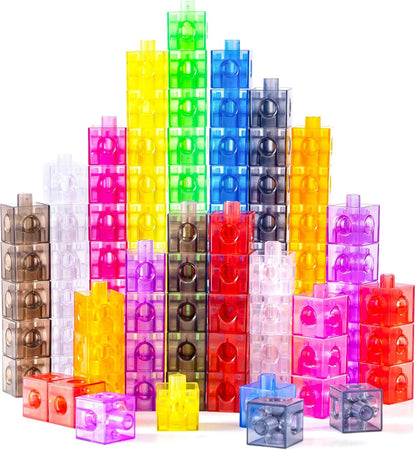 Tracing Lightbox for Kids – Shine Bright Tracing Light Box,Translucent Linking Cubes – Engaging Math Toy,Light Table Manipulatives for Early Learning and Creative Play