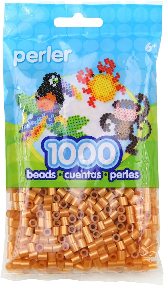 Perler Beads Fuse Beads for Crafts, 1000pcs, Yellow