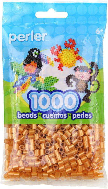Perler Beads Fuse Beads for Crafts, 1000pcs, Yellow