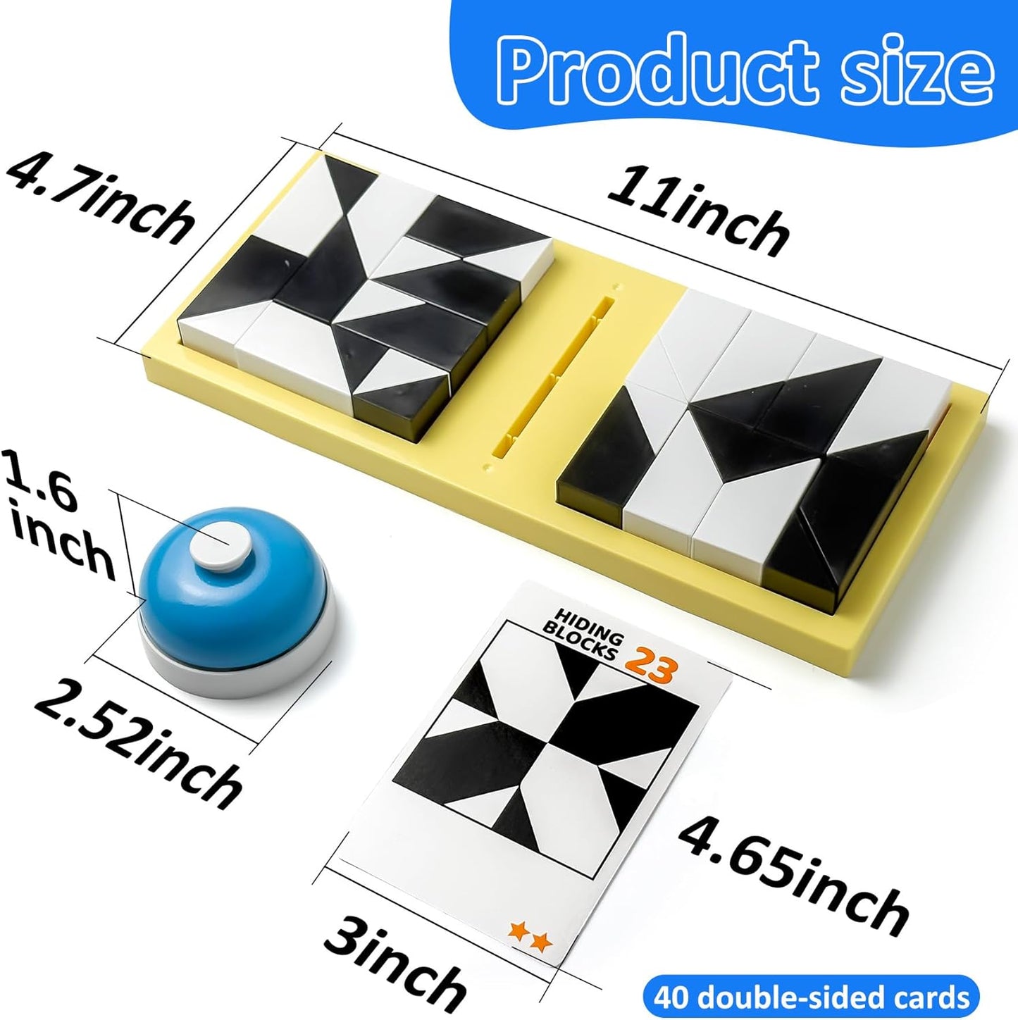 Puzzle Blocks for Kids,Education Puzzle Toy with Storage Tray,Brain Teaser with Challenges Cards 3D Logic & Spatial Thinking Tabletop Toy for Boys Girls