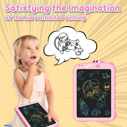 LCD Writing Tablet for Kids 8.5" Toddler Toys Learning Drawing Board Dinosaur Toys for 3 4 5 6 7 Year Old Boys Girls Birthday Gifts Idea Light Doodle Pad