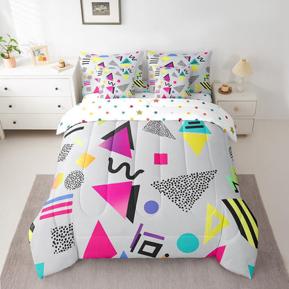 Erosebridal Chemical Equation Bed in a Bag Queen Comforter Set 7 Piece,Chemistry Bedding Sets Science Students Learning Gift Sheet Set with Comforter,Molecular Formula Education Bed Set - Colors B