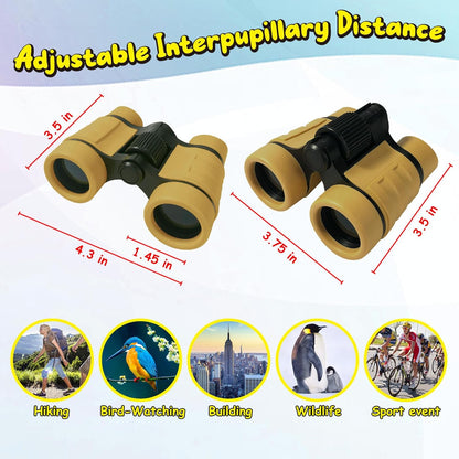 ESSENSON Binoculars for Kids Toys Gifts for Age 3, 4, 5, 6, 7, 8, 9, 10+ Years Old Boys Girls Kids Telescope Outdoor Toys for Sports and Outside Play, Bird Watching, Birthday Presents(Blue)