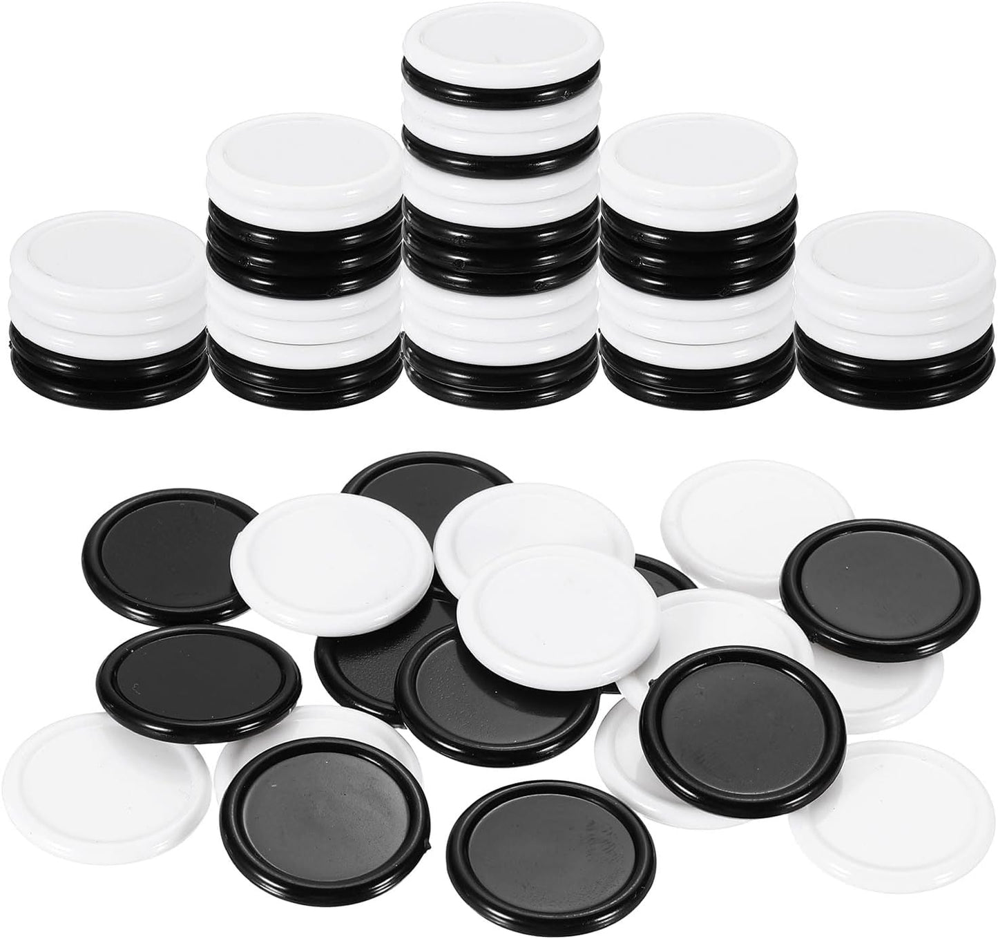 uxcell 100Pcs 0.8 Inch Plastic Poker Chips, Mini Bingo Chips Learning Counters Counting Counters Disks Markers Opaque Game Tokens for Game Play Math Counting, Yellow