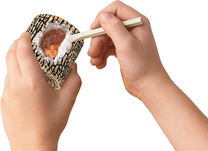 MindWare Dig it Up! Woodland Animals Excavation Kit - Educational Toys for Kids 4 and Up - Dig Kit with 12 Stumps, 12 Animal Figurines, 12 Chisels - Group or Classroom Activities & Birthday Parties