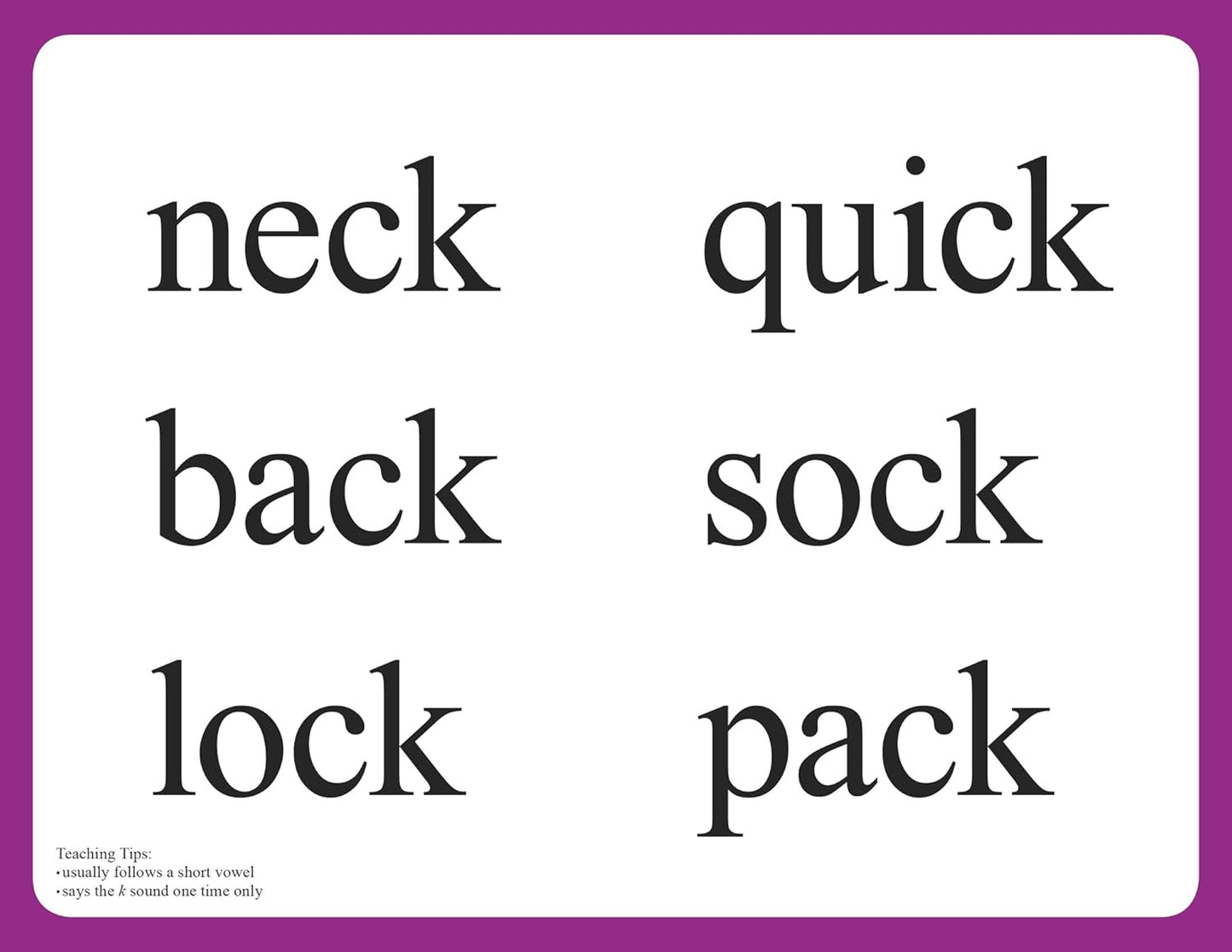 Basic Phonics Flashcards - Abeka Kindergarten 1st and 2nd Grade 1, 2 Phonics Reading Program Teaching Aid Flash Cards