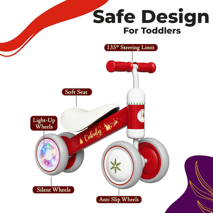 Baby Balance Bike for 1-3 Year – First Birthday Boy Girl Gifts 12-36 Month Mini Bike|Colorful Lighting Wheels|Ride on Toys |Toddler Balance Bike 1-3 Indoor/Outdoor Bike