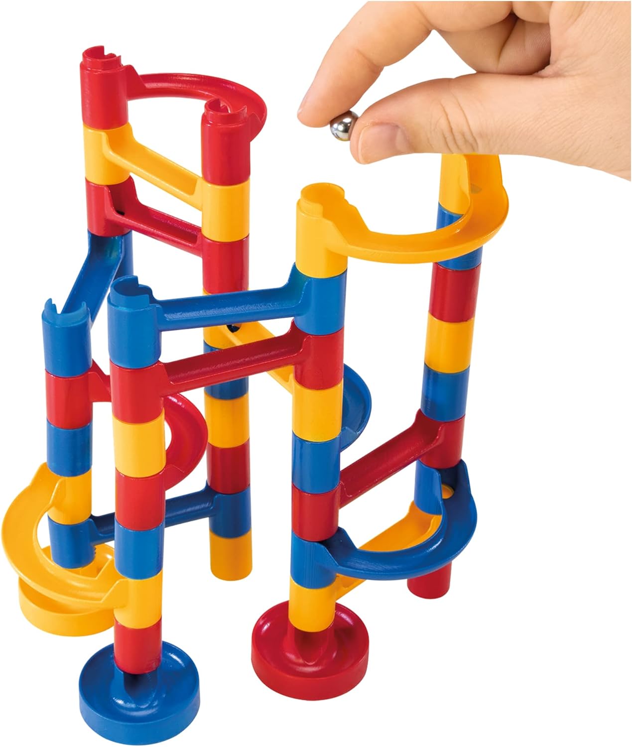 Galt, Mini Marble Run - Build, Design and Race Marble Runs - Educational STEM Toy for Kids 5+
