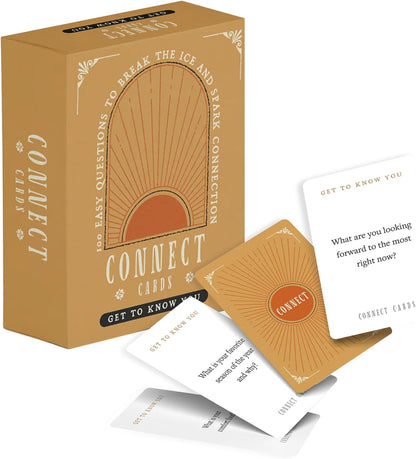 Connect Cards Family Edition - 100 Family Conversation Cards for Kids and Parents to Spark Deeper Connections & Meaningful Moments - Conversation Starters at Home, Dinner, or Travel