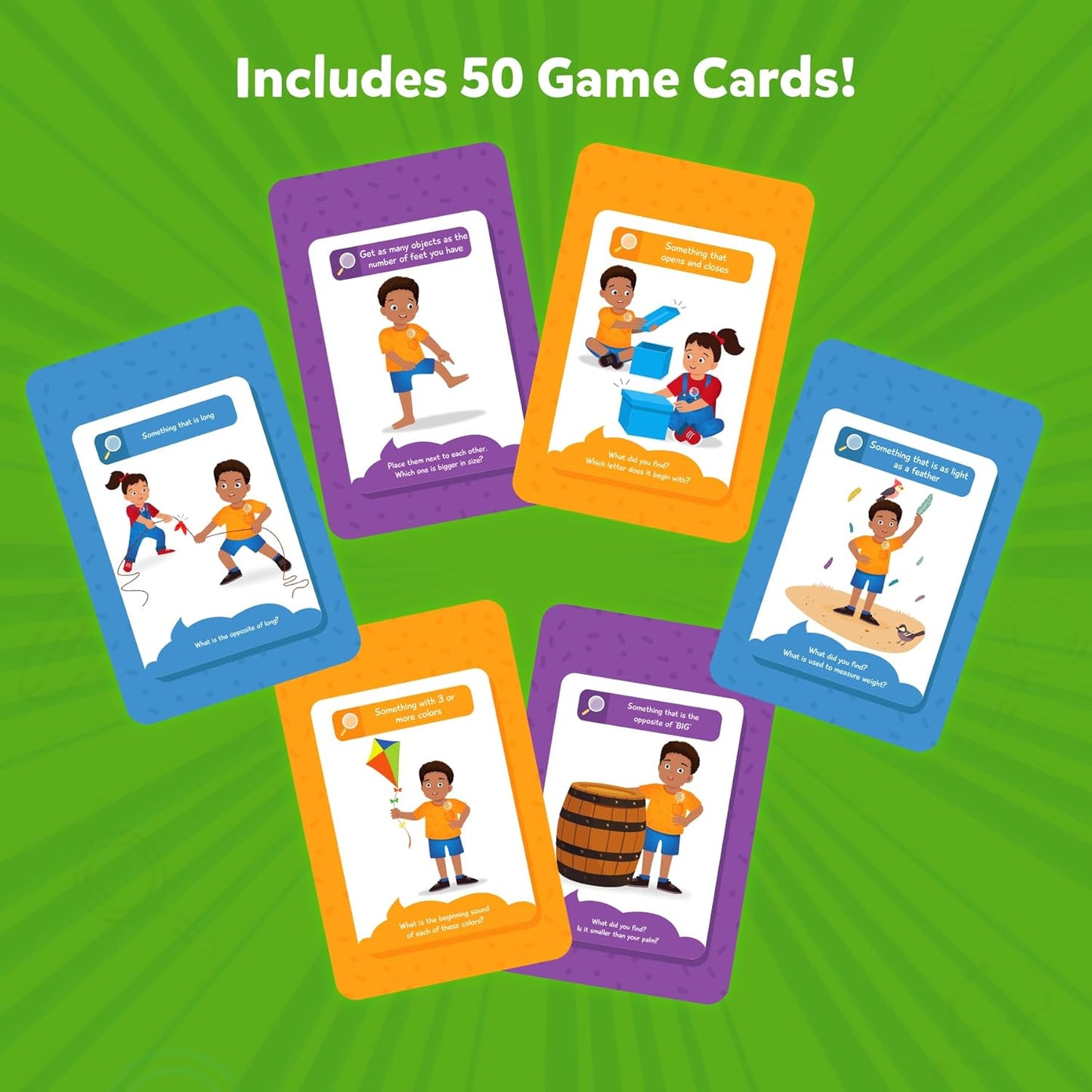 Skillmatics Outdoor Scavenger Hunt Card Game - Found It, Learning Toys, Educational Game Collections, Gifts for Kids, Boys, Girls and Families, for Ages 4, 5, 6, 7, Perfect for Home, School, Playdates