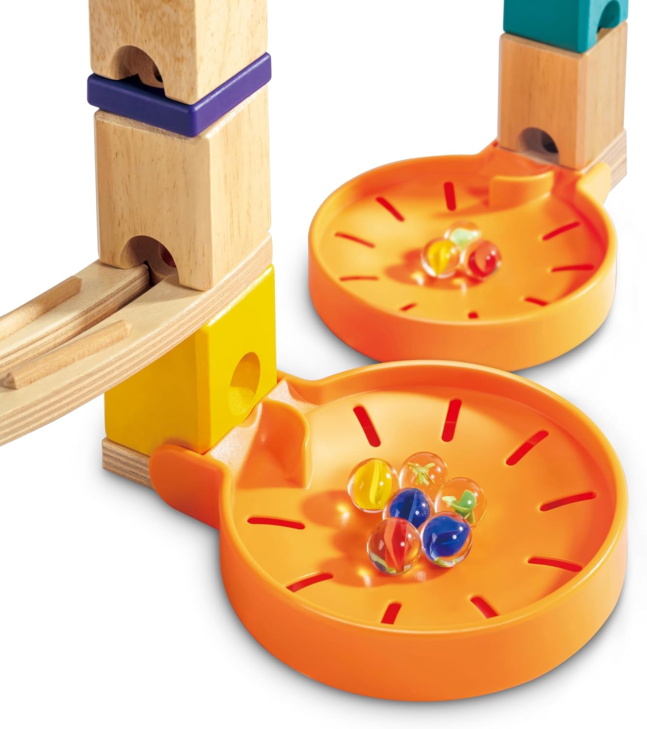 Hape Quadrilla Marble Catchers Trays (Set of 2)