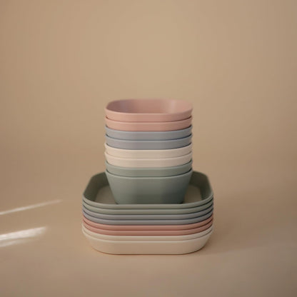 mushie Dinnerware Cups For Kids | Made in Denmark, Set of 2 (Ivory) - Colors A
