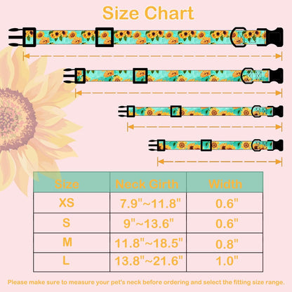 Faygarsle Dog Collar for Small Medium Large Dogs Colorful Puppy Collars for Female Dogs Toy Building Blocks Patterned Pet Collars for Summer Spring Wedding Puppy Girl Dog Collar M