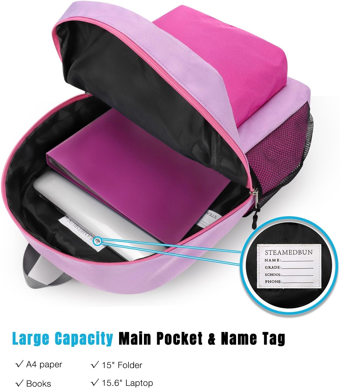 STEAMEDBUN Toddler Backpack Leash for 1-3: Backpack with Leash for Boys Girls - Anti-Lost Harness Backpack for Walking