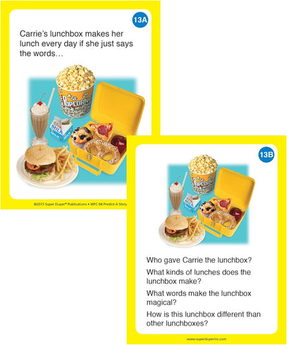Super Duper Publications | Predict A Story Flash Card Fun Deck | Educational Learning Resource for Children