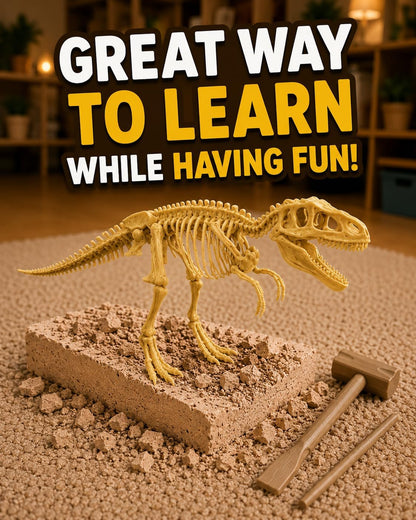 Science4you Triceratops Dinosaur Fossil Digging Kit - Excavate and Assemble 10 Dino Bones, Dinosaur Archeology and Paleontologist Toys, Games, Gifts for Boys and Girls Age 6 7 8 9 10+