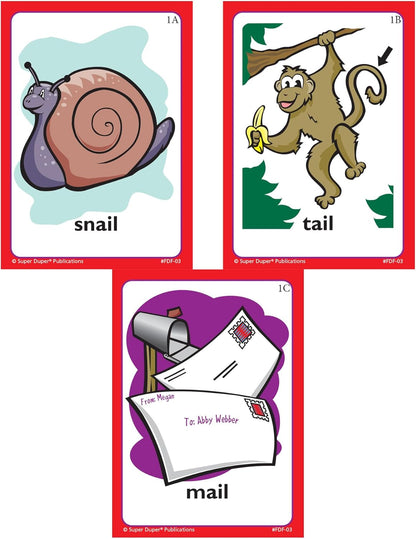 Super Duper Publications | Phonemic Awareness Fun Deck Flash Cards | Educational Learning Resource for Children