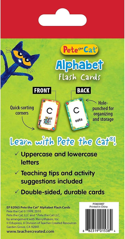 Pete The Cat® Alphabet Flash Cards (EP62065)
