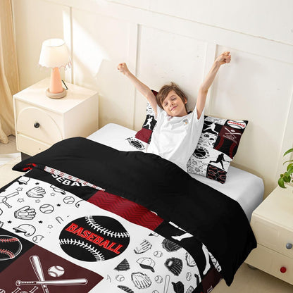 Drum Kit Duvet Cover,Kids Musical Instruments Bedding Set,Rock Music Comforter Cover for Boys Girls Room Decor,Neon Lighting Lightweight Bedspread Cover Twin Size with 1 Pillow Case(No Comforter)