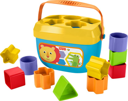 Fisher-Price Baby Stacking Toy Rock-A-Stack Rings with Roly-Poly Base for Ages 6+ Months, Made with Plant-Based Materials