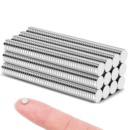 320Pcs Small Neodymium Magnets, 6x2mm Small Rare Earth Magnet Mini Magnets for Whiteboard, Office, School, STEM Measurement Kit, 3D Printing,Science Experiments