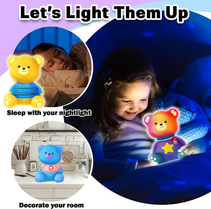 FUNZBO 4.3in Paint Your Own Dinosaur Lamp Kit - Arts and Crafts Supplies Painting for Kids Teens, DIY Night Light Dinosaur Toy for Boy Girl 3 4 5 6 7 8 9 10 11 12 Birthday Gift