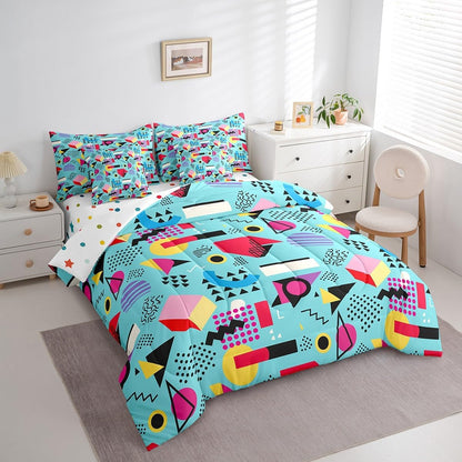 Erosebridal Chemical Equation Bed in a Bag Queen Comforter Set 7 Piece,Chemistry Bedding Sets Science Students Learning Gift Sheet Set with Comforter,Molecular Formula Education Bed Set - Colors A