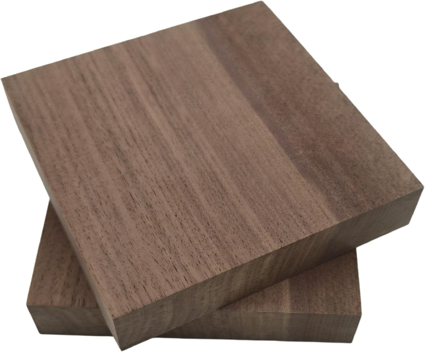 2PCS Unfinished Walnut Wood Blocks for DIY Crafting,Scroll Saw, Woodworking, Wood Carving,Burning,Laser Cutting,Engraving, CNC Cutting, Painting, Fretwork (5.9 x 1.96 x 0.78)