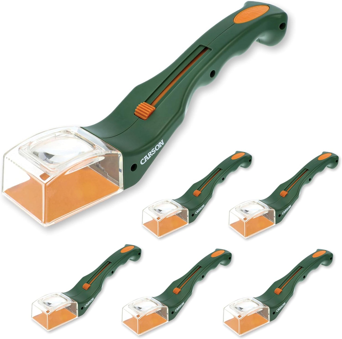 Carson BugView 5X Magnifying Glass Quick-Release Bug Catcher Indoor and Outdoor Tool for Kids or Adults (HU-10)