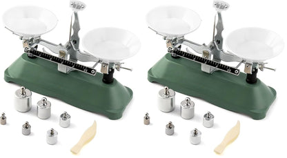 QWORK Balance Scale, 200g / 0.2g, Mini Laboratory Triple Beam Balance Beam Scale for Teaching Tool