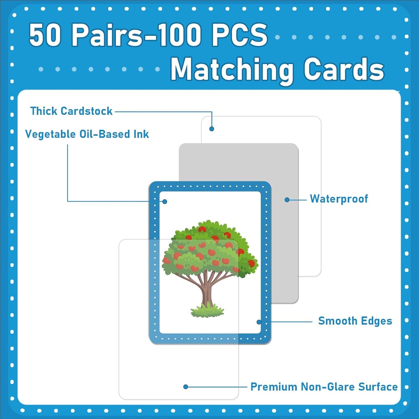 gisgfim 100 PCS Memory Matching Game Famous Paintings Concentration Memory Card for Adults Learning Educational Game A Fun & Fast Artworks Theme Matching Games