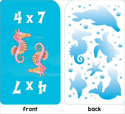 School Zone Math War Multiplication Game Cards: 56 Cards, 3rd Grade, 4th Grade, 5th Grade, Math Games, Beginning Algebra, Multiplication Facts & Tables, Ages 8+