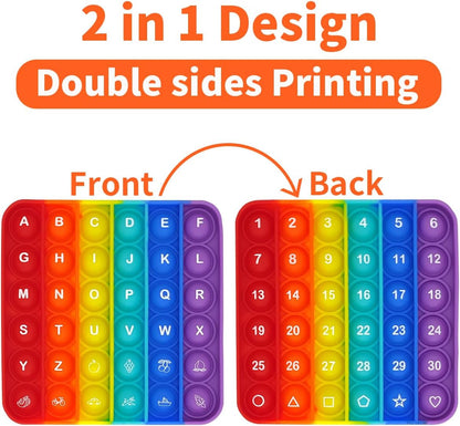 12x12 Multiplication Chart Pop Toy Board, Math Games for Kids, Educational Math Manipulatives, Classroom Learning Supplies, Stress Relief Fidget Toy for Kids & Adults with Anxiety