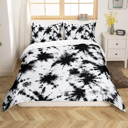 Laboratory Bedding Set Chemistry Lab Duvet Cover For Kids Teen Boys Young Man Test Tube Microscope Graffiti Comforter Cover Hippie Doodle Science Theme Bedclothes 3Pcs Queen Size Blue Green - Colors B