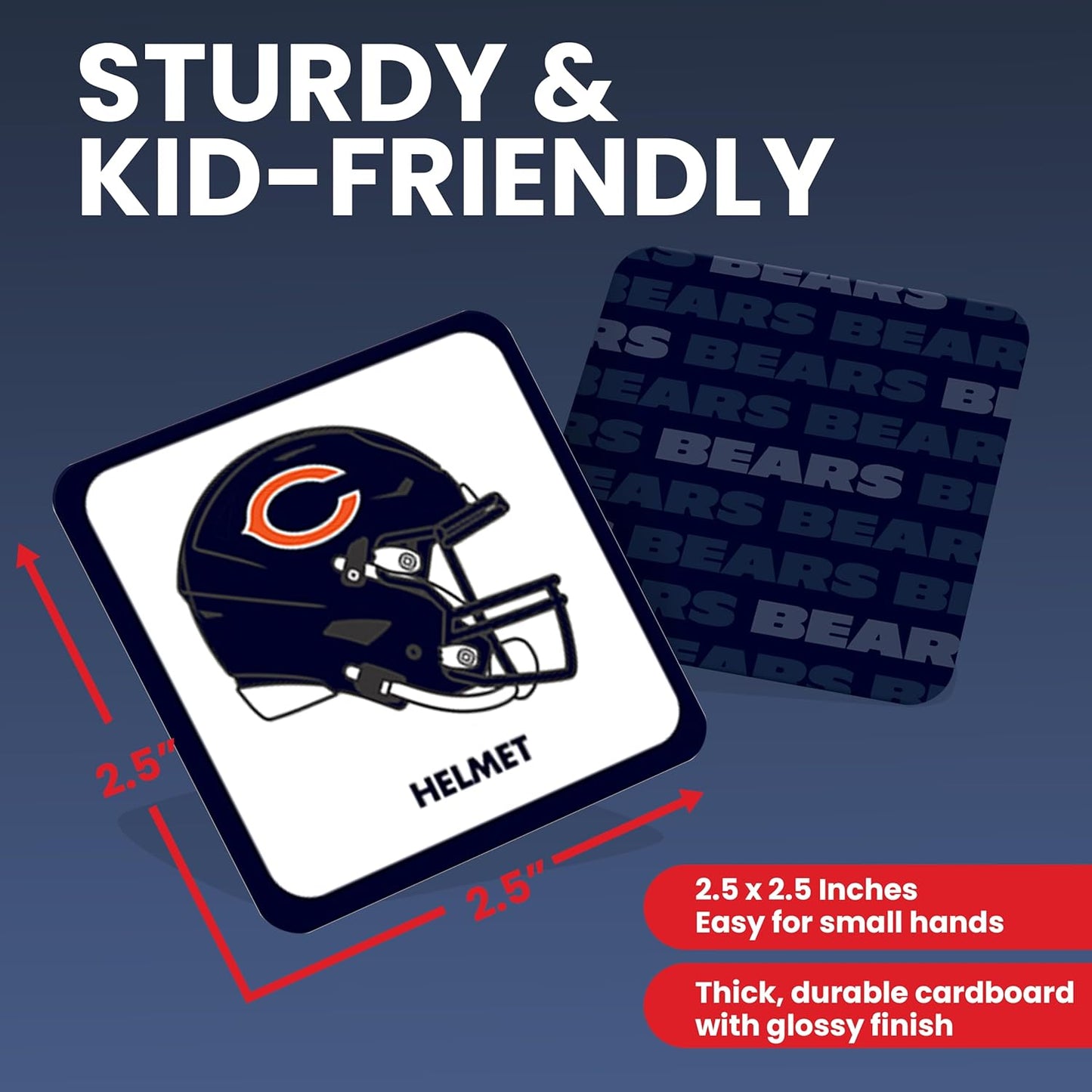 MasterPieces Sports Games - NFL Matching Game - Game for Kids and Family - Laugh and Learn