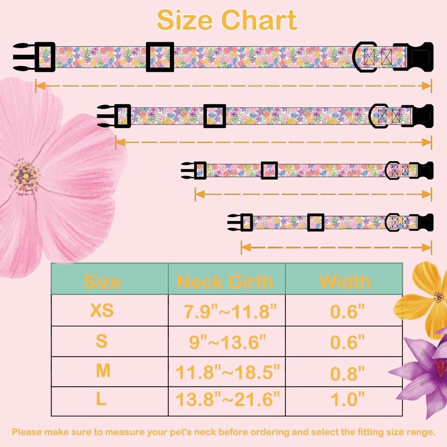 Faygarsle Dog Collar for Small Medium Large Dogs Colorful Puppy Collars for Female Dogs Toy Building Blocks Patterned Pet Collars for Summer Spring Wedding Puppy Girl Dog Collar M