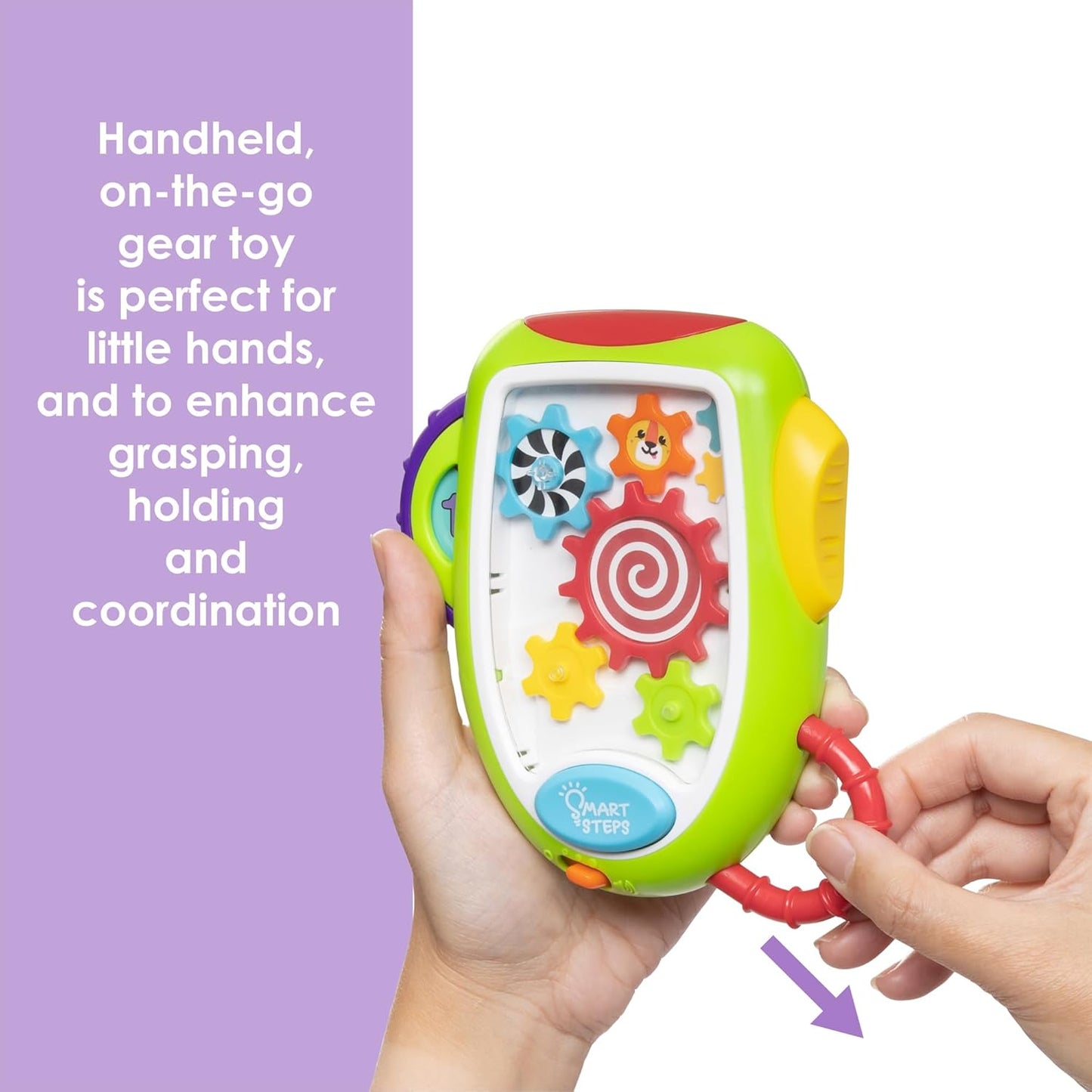 Smart Steps Grab N' Spin Rattle and Teether
