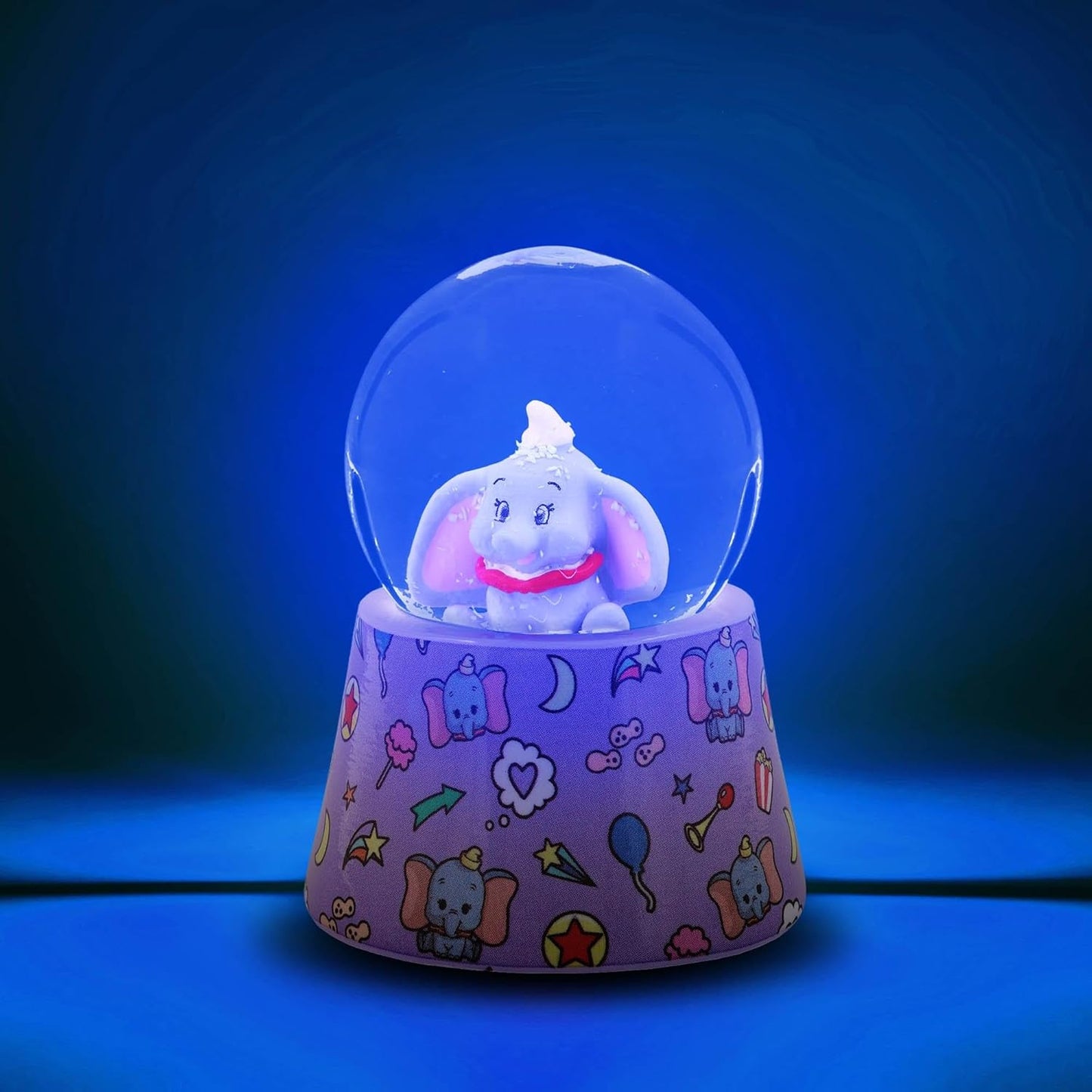 Silver Buffalo Disney Mickey and Friends Mini Light Up Snow Globe│Minnie Mouse│3.8 Inches Tall, 45mm (Small)